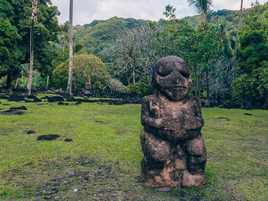 Marae à Tahiti en Polynésie Française