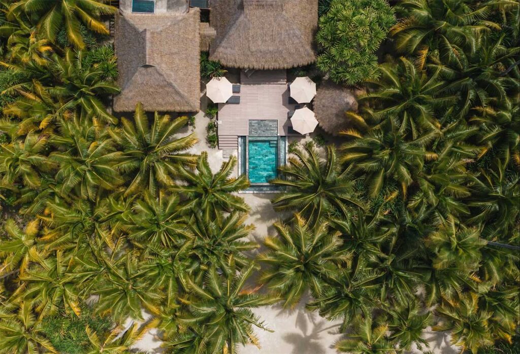 The Brando hôtel Tetiaroa en Polynésie française.