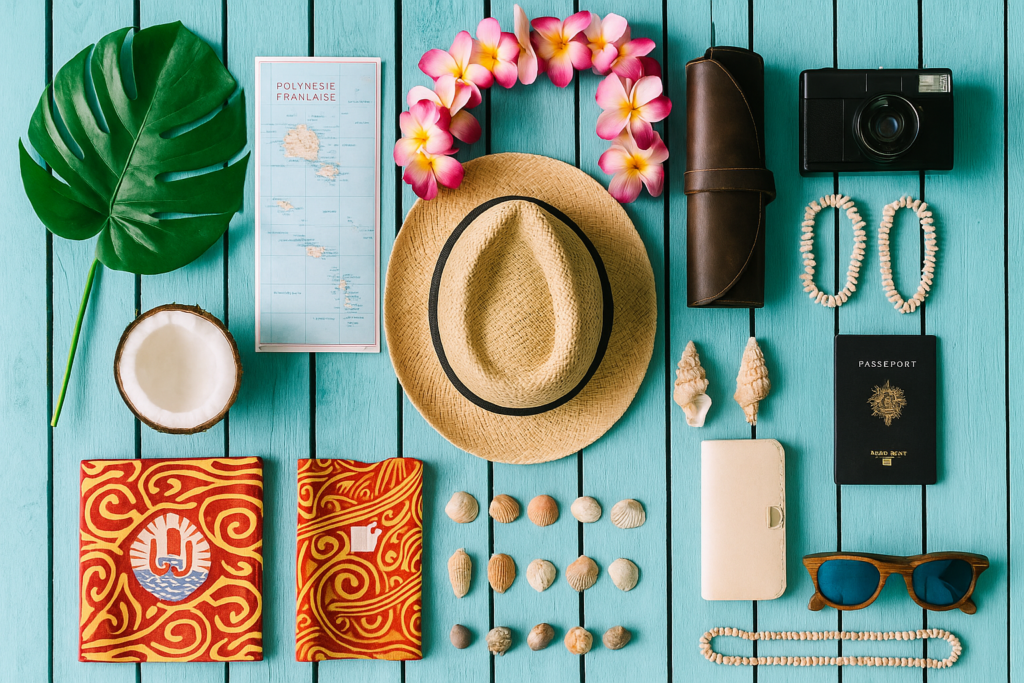 intérieur valise Polynésie française