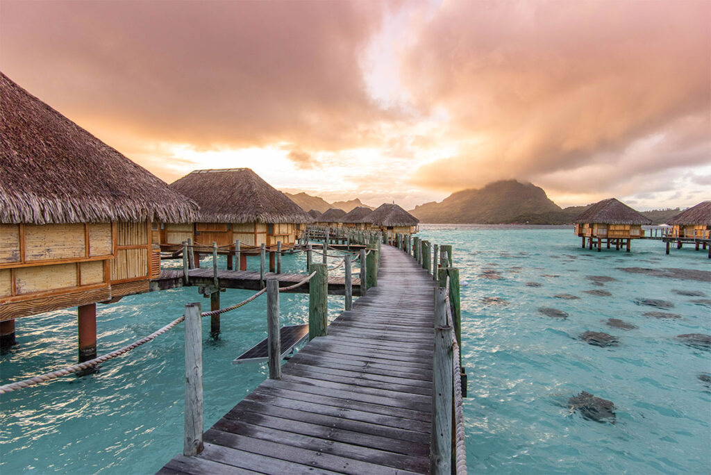 pilotis Bora Bora Polynésie française